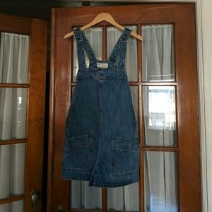 Free People Jean Short Overalls